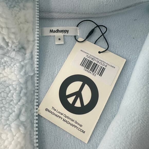 NWT Madhappy Cloud Sherpa Thick Quarter Zip (S) - Picture 15 of 15